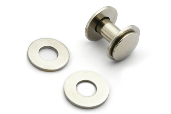 Unterlegscheiben für Buchshcrauben silber vernickelt