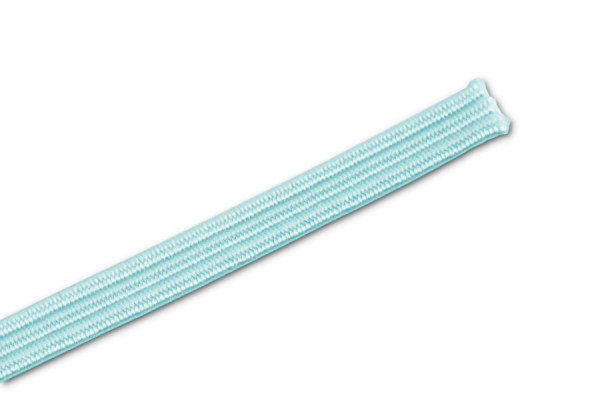 Flachgummi als Zuschnitte, hellblau