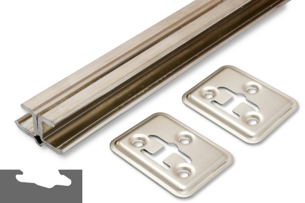 Barre a sospensione per cucitrici a oscillazione, Sistema Zippel, 1.000 mm, incl. supporto