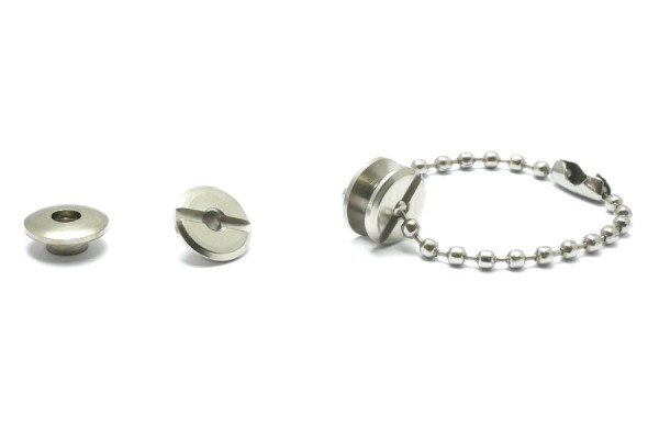 Kollektions-Buchschrauben silber vernickelt