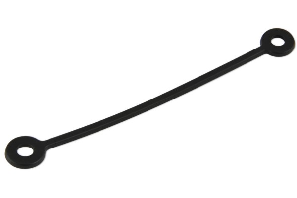 Schlaufen für Buchschrauben schwarz