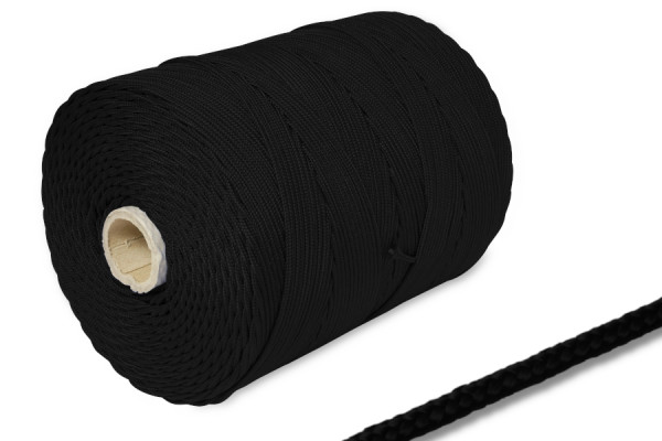 Cordoncino in PP, Ø 2 mm in rotolo da 500 m, nero