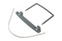 Rilegature a tubo,<br> grigio-bianco