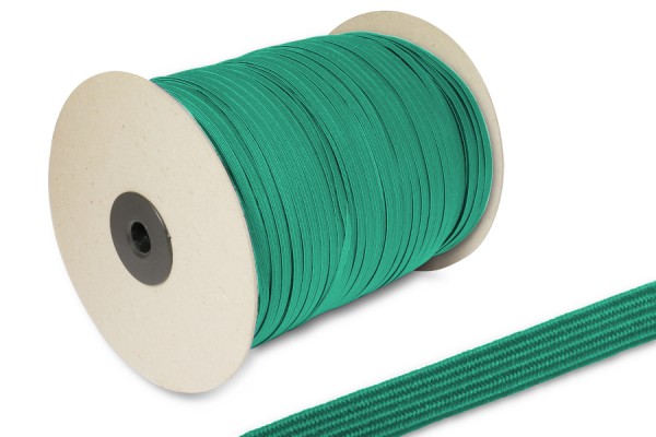 Gomma piatta, in rotolo da 500 m, verde scuro