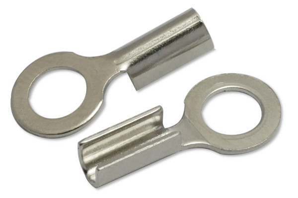 Capicorda per Elastico + Cordino, chiusi, nichelati