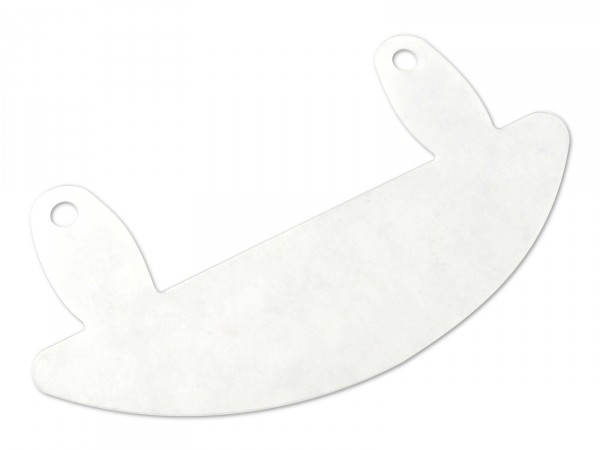 Dispositivo di archiviazione, semicircolare, trasparente, 122 mm