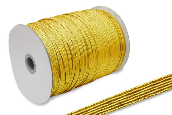 Gomma piatta, in rotolo da 500 m, oro