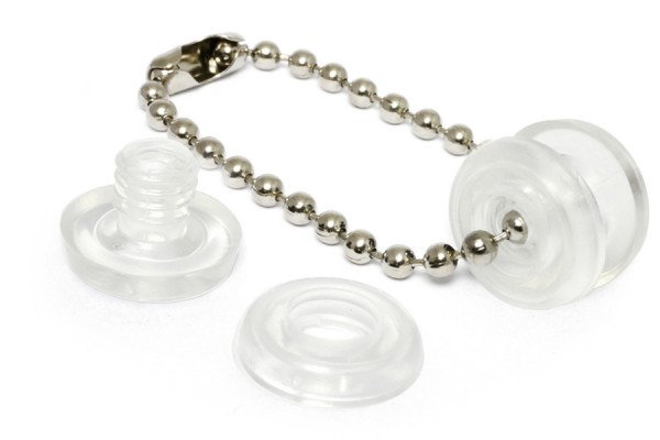 Kunststoff-Druckösen transparent