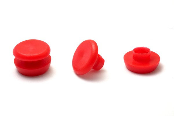 Kunststoff-Nieten rot